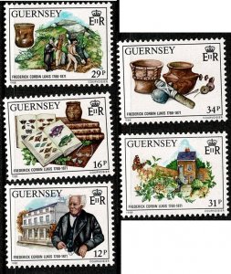 Guernsey #385-9 MNH cpl set