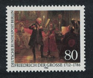 Berlin 'The Flute Concert' Painting by Menzel Frederick the Great 1986 MNH