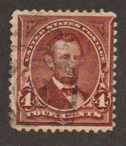 USA - Scott # 254 Lincoln - used