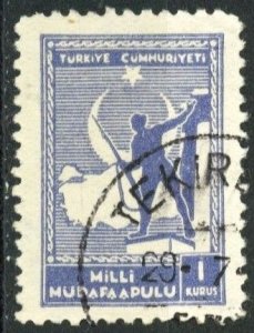 TURKEY #RA49, USED - 1941 - TUR095