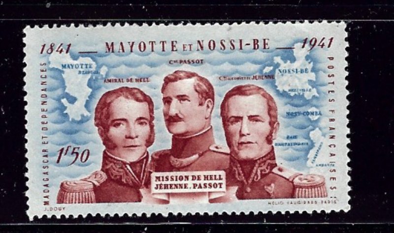 Malagasy 211A MH 1942 issue         (P114)