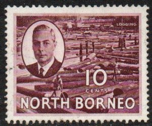 North Borneo Sc #250 Used