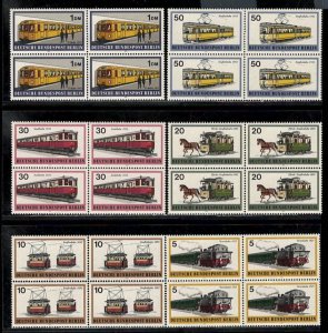 GERMANY-BERLIN SC# 9N305-10 BKS/4 FVF/MNH