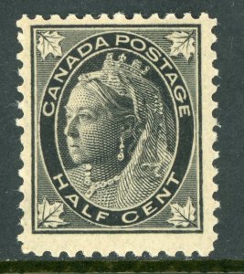 Canada 1898 QV Maple Leaf ½¢ Black Scott #66 MNH B200