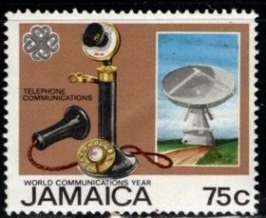 Jamaica - #565 World Communications Year - MNH