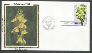 Palau 61 Turmeric Flower Colorano Silk FDC