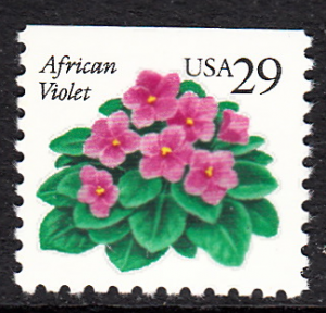 United States #2486 African Violets Booklet, Please see description.