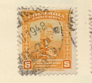 Colombia Air Post 1950 Early Issue Fine Used 5c. 173218