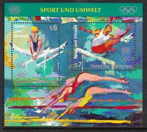 207 United nations Vienna 1996 Sports and the Environment SS MNH