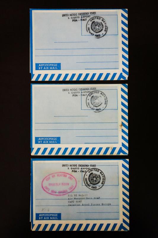 United Nations Emergency Forces Air Mail Collection