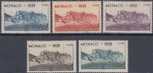 MONACO Sc # 177-81 CPL MLH 8th INT'L UNIVERSITY GAMES , LOUIS II STADIUM