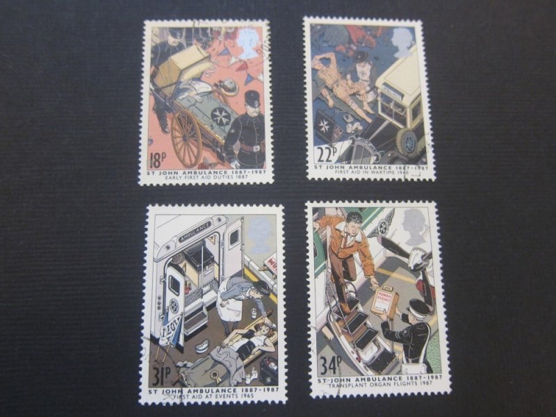 United Kingdom 1987 Sc 1180-83 set FU