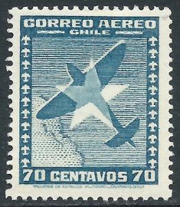 Chile, Sc #C97, 70c MH