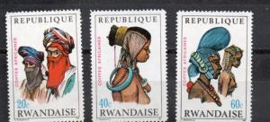 Rwanda 287-289 MNH