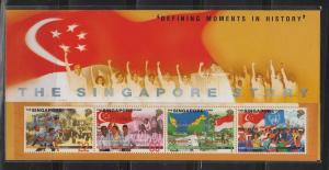 Singapore MNH sc# 857 w/folder Music Map Flag 2010CV $14.00