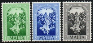 Malta Sc #243-245 Mint Hinged