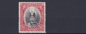 KEDAH  1937  S G 68   $5  VALUE  MH  CAT £42 