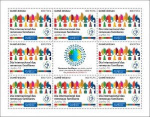 Guinea-Bissau - 2020 Family Remittances - 8 Stamp Sheet - GB200417c2