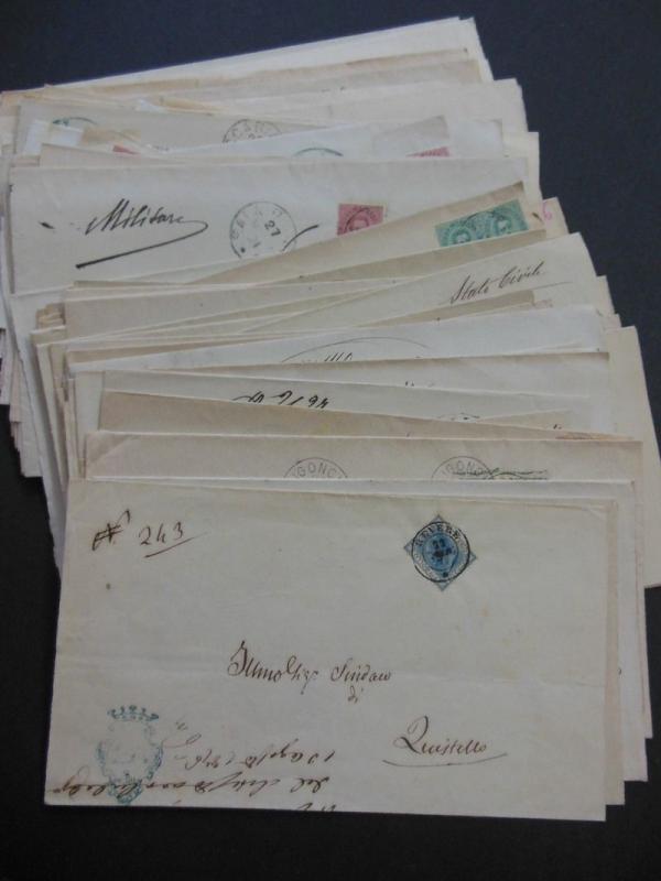 ITALY : Property as received. Very Interesting group of 95 mostly covers.