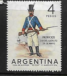 ARGENTINA 762 MNH SOLDIER OF PATRICIA
