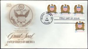 #3271 Eagle and Shield PNC Artcraft FDC