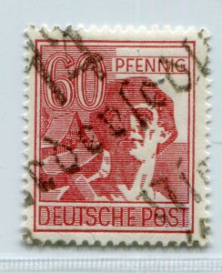 GERMANY SOVIET ZONE HOP BEZIRKSHANDSTEMPEL BEZIRK 14 RARE 60pf 179 II a MNH 156