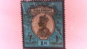 1937 S-IN162 King George VI Watermark Star