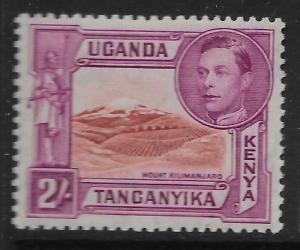 KENYA, UGANDA & TANGANYIKA SG146 1938 2/= LAKE-BROWN & BROWN-PURPLE p13.25 LMM