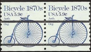 # 1901a MINT NEVER HINGED PRE-CANCELLED BICYCLE