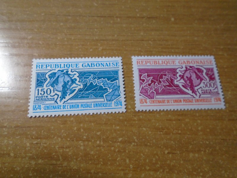 Gabon  #  C150-51  MNH