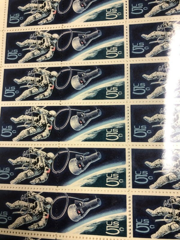 1331 .05 Space Twins. 10 Full Sheets Very Fine Mint Never Hinged