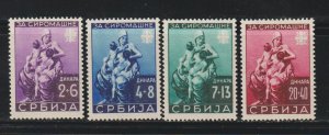 Serbia SC 2NB19-22 MNH Singles