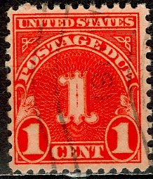 USA; 1931: Sc. # J80. O/Used Single Stamp