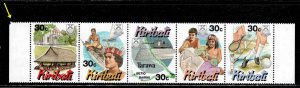 Kiribati #600 a-e ~ Strip of 5 ~ South Pacific Year ~ MNH, UL corner tat  (1995)