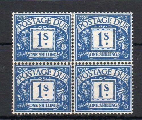 GEORGE VI 1/- POSTAGE DUE SG D33 MINT BLOCK OF 4 Cat £320 