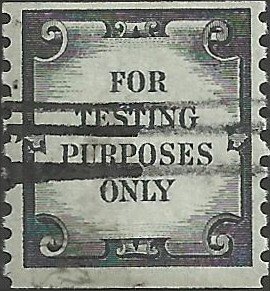 # TD107b MINT NEVER HINGED Test stamp