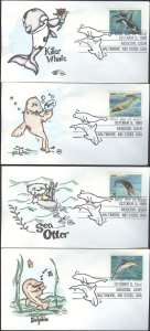 #2508-11 Sea Creatures Wilson FDC Set