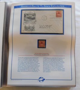 America's Salute to Space Exploration, Fleetwood First Day Covers w/ Min...