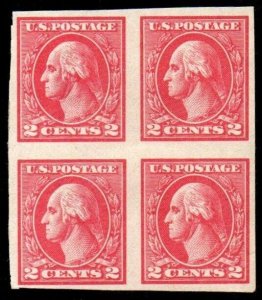 U.S. #534 MHR VF Block/4 w/ Crowe COA