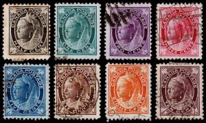 Canada Scott 66-73 (1897-98) Used G-F Complete Set, CV $190.75 C