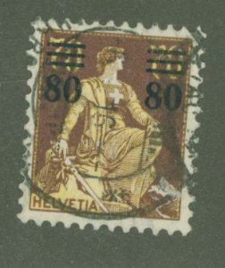 Switzerland #189 Used Single