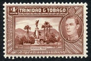 Trinidad and Tobago SG249 4c chocolate fine M/M Cat 32 pounds