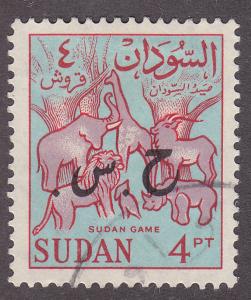 Sudan O68 Hinged 1962 Game Animals Official