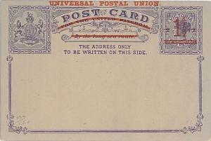 LIONS  : POSTAL STATIONERY: VICTORIA HIGGINGS & G #17a