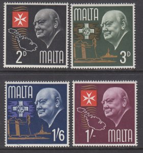 Malta 344-347 Churchill MNH VF