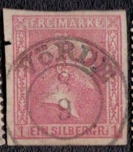 Prussia - 11 1850 Used damage