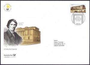 Germany 2011 Munich Museum Pinacothec Mi. 2893 FDC