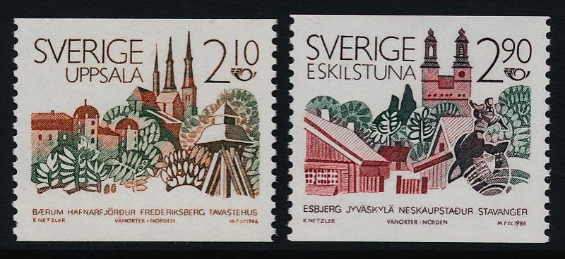 Sweden 1603-4 MNH Nordic Cooperation. Architecture