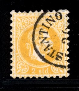 Austria Turkey 1867 Scott #1 used