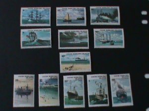 COCOS ISLANDS-1976 SC#20-31-HISTORY OF SHIPS  MNH VF WE SHIP TO WORLDWIDE